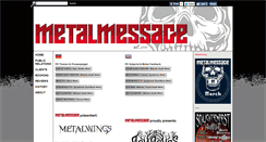 Desktop Screenshot of metalmessage.de
