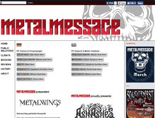 Tablet Screenshot of metalmessage.de